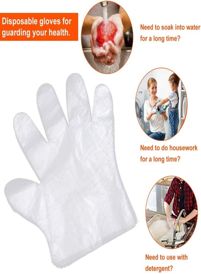 RBGIIT Biodegradable Food Grade Disposable Hand Gloves | Transparent & Disposable Gloves | Universal Size Gloves | For Gardening, Cleaning, Food Handling, Cooking and Public Areas - Image 3